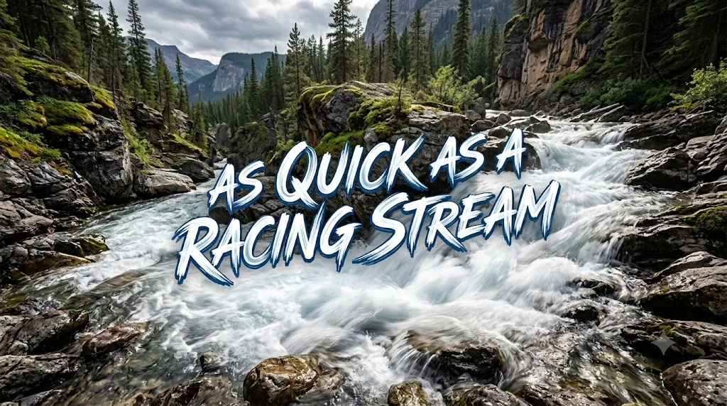 As Quick as a Racing Stream