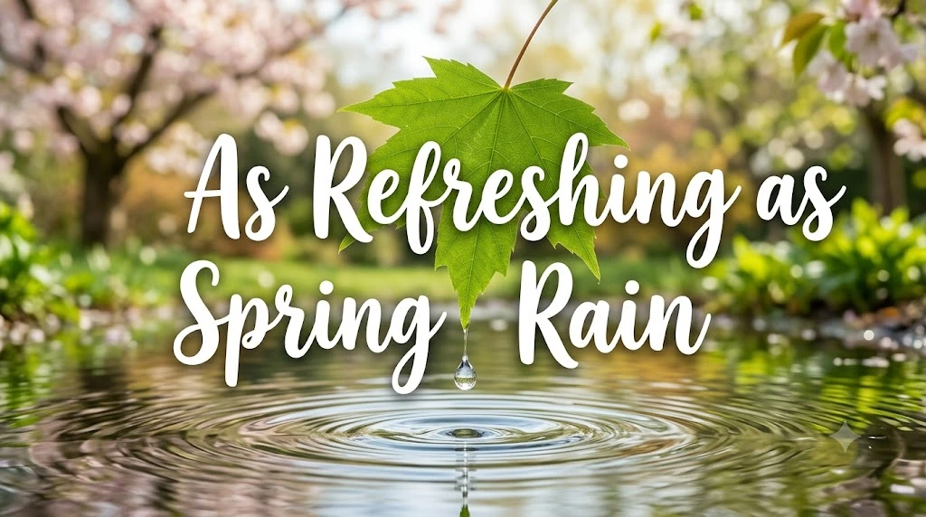 As Refreshing as Spring Rain