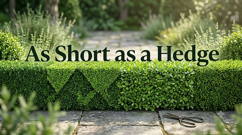 As Short as a Hedge