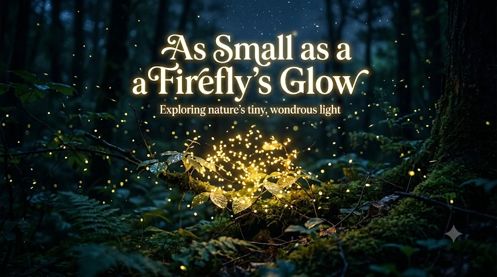 As Small as a Firefly's Glow