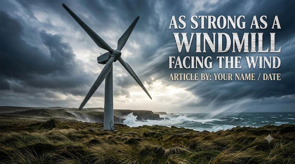As Strong as a Windmill Facing the Wind