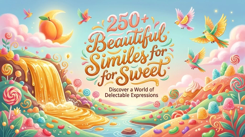 Beautiful Similes for Sweet