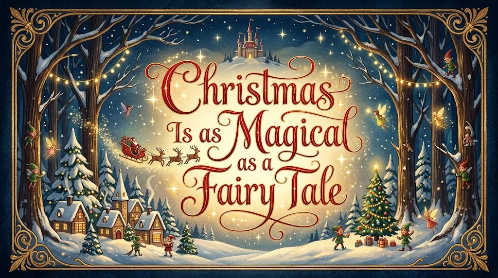 Christmas Is as Magical as a Fairy Tale