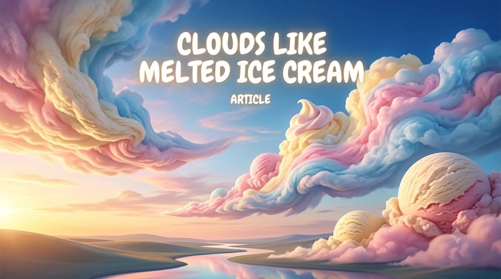 Clouds Like Melted Ice Cream