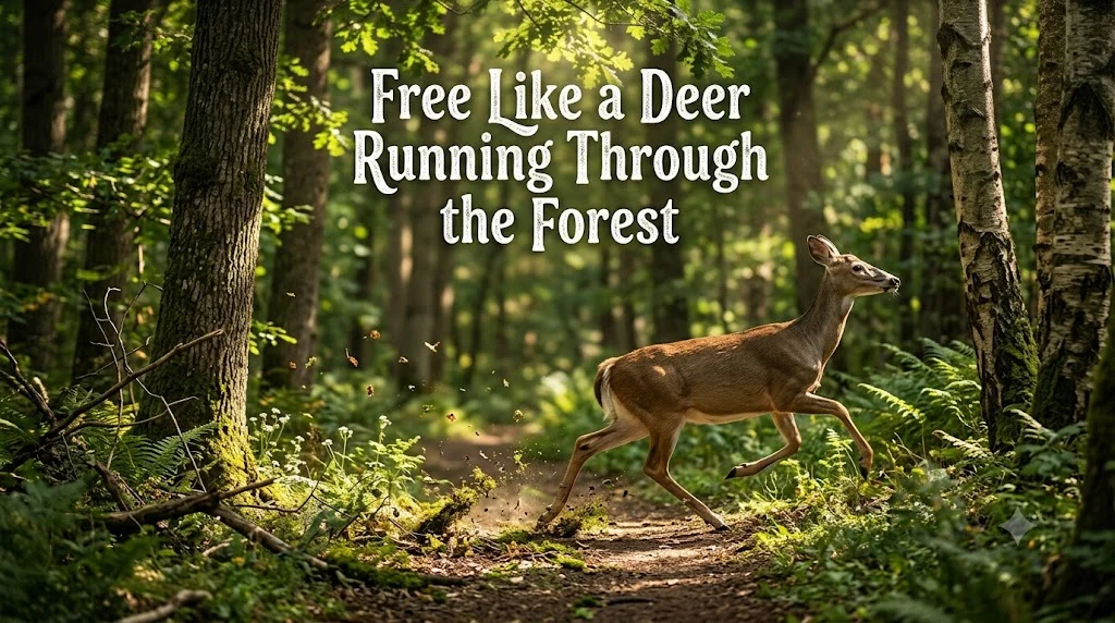 Free Like a Deer Running Through the Forest
