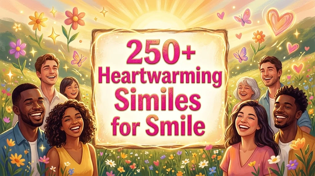 Heartwarming Similes for Smile
