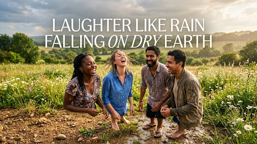 Laughter Like Rain Falling on Dry Earth