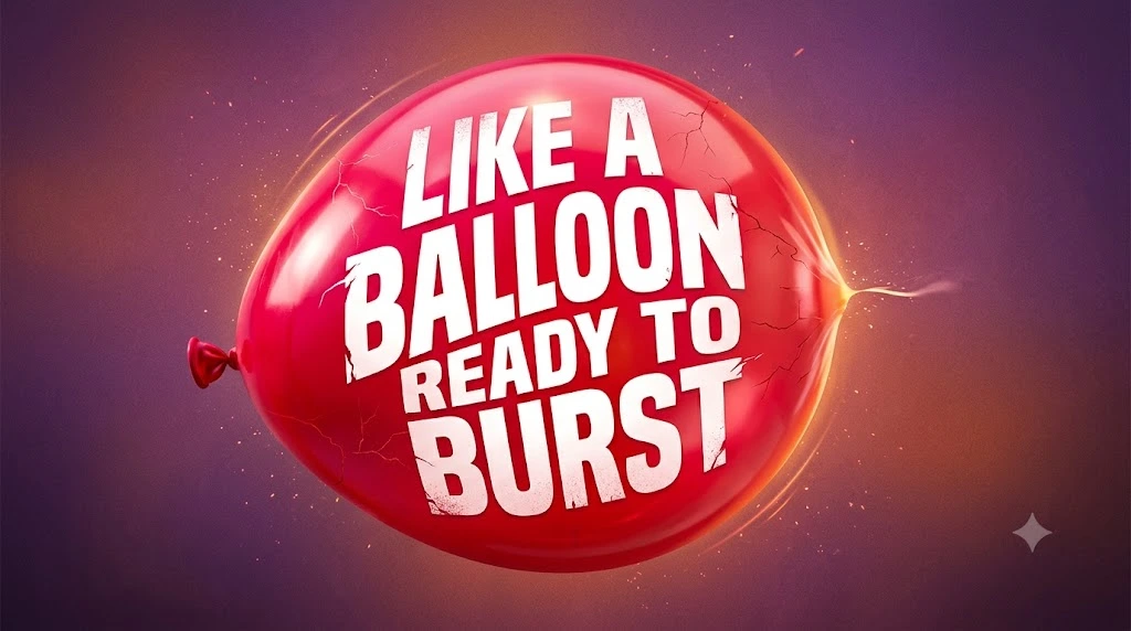 Like a Balloon Ready to Burst