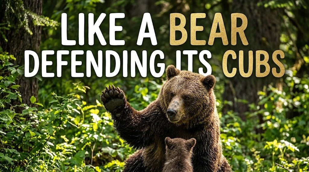 Like a Bear Defending Its Cubs
