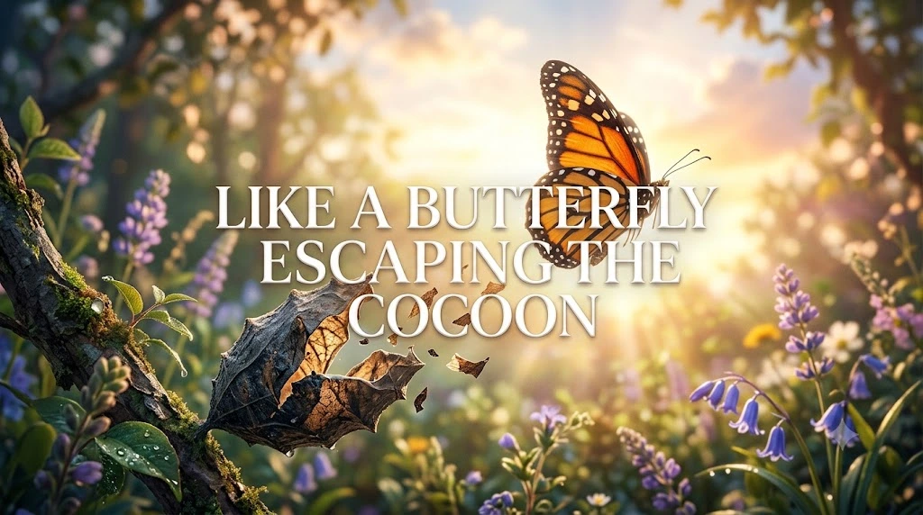 Like a Butterfly Escaping the Cocoon