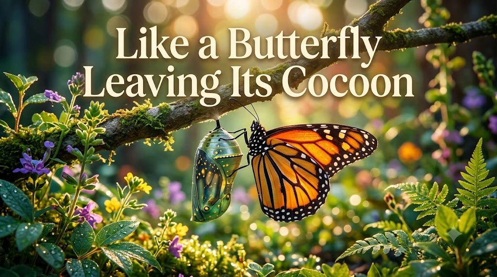 Like a Butterfly Leaving Its Cocoon