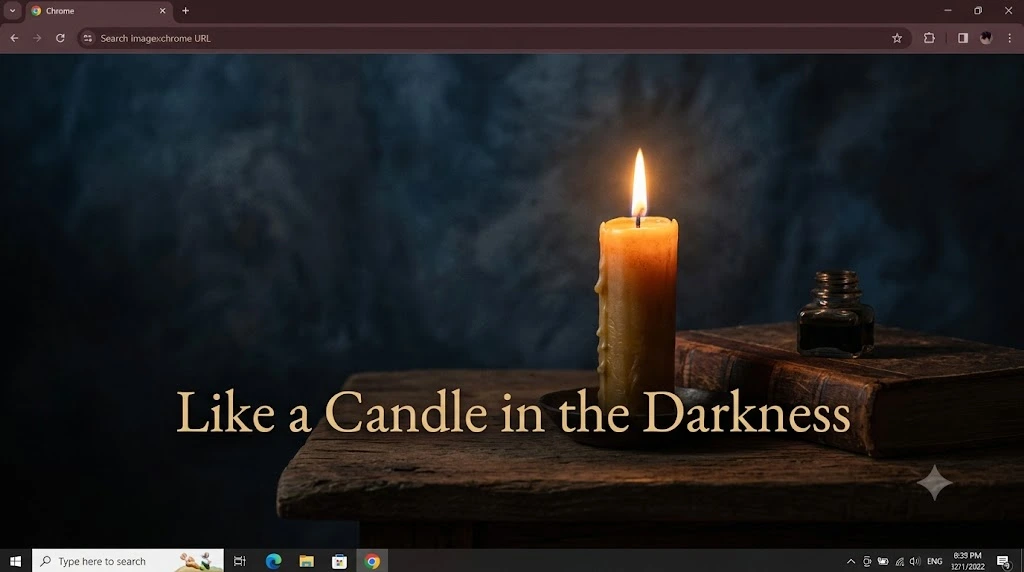 Like a Candle in the Darkness