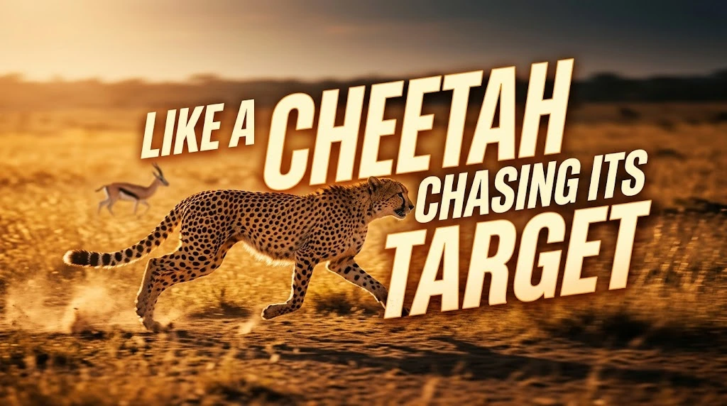Like a Cheetah Chasing Its Target
