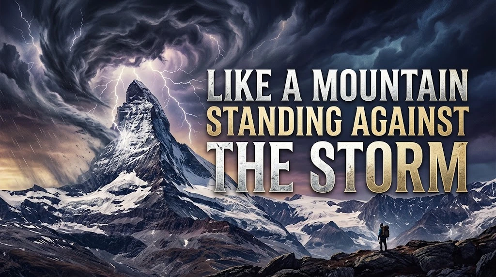 Like a Mountain Standing Against the Storm