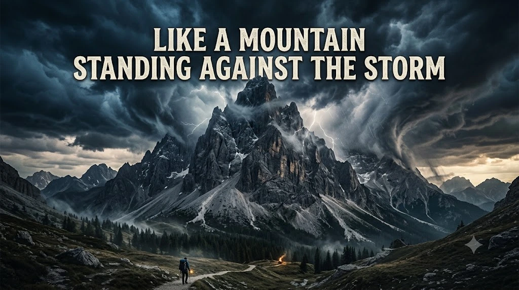 Like a Mountain Standing Against the Storm