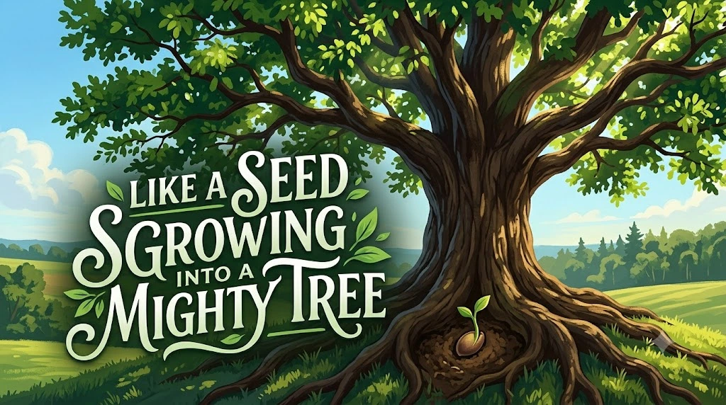  Like a Seed Growing into a Mighty Tree