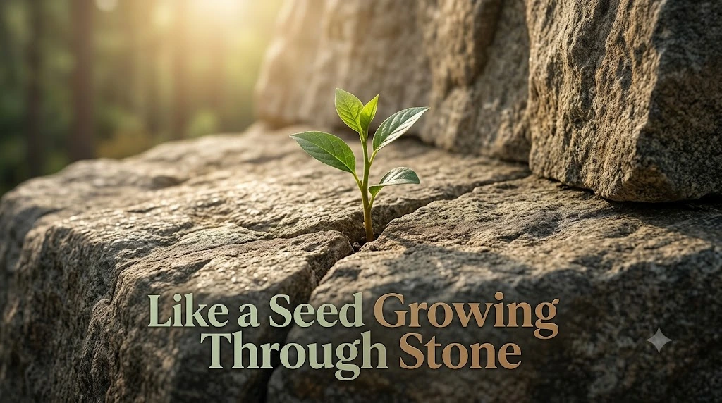 Like a Seed Growing Through Stone