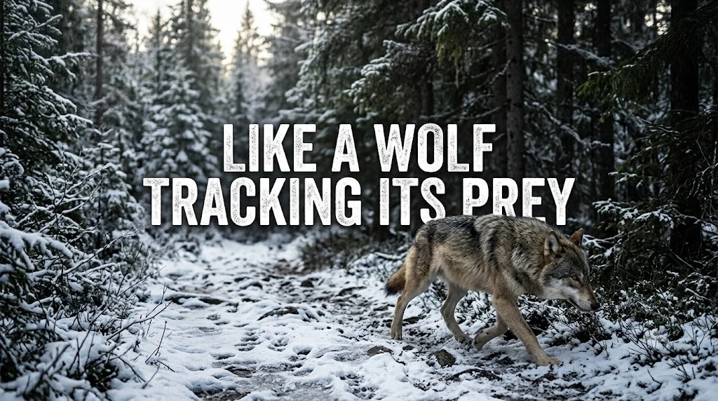 Like a Wolf Tracking Its Prey