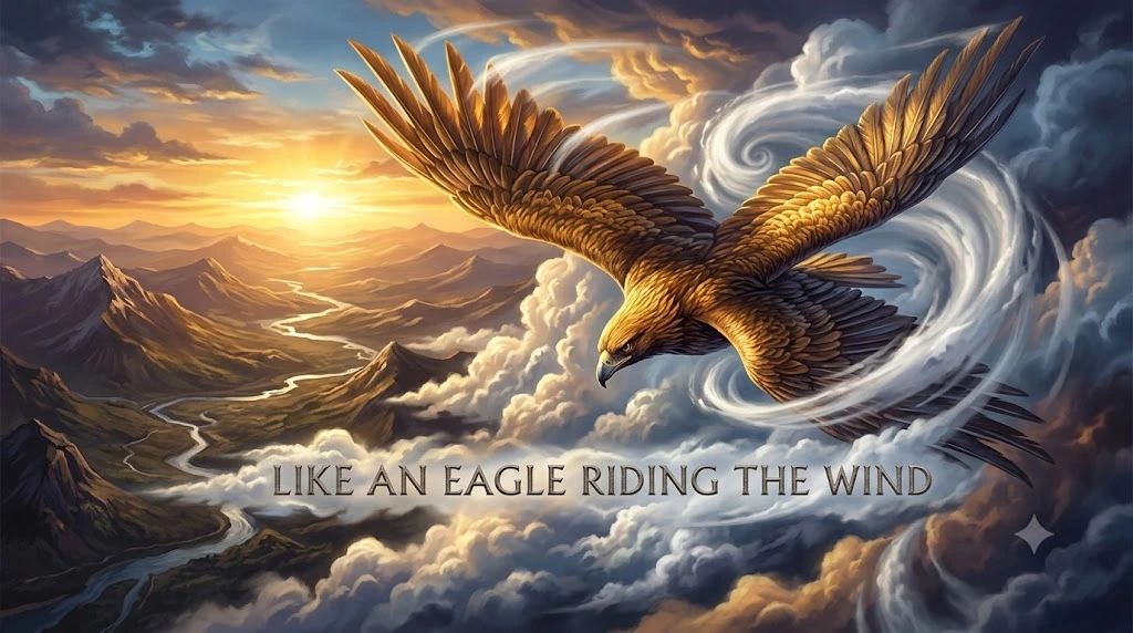 Like an Eagle Riding the Wind