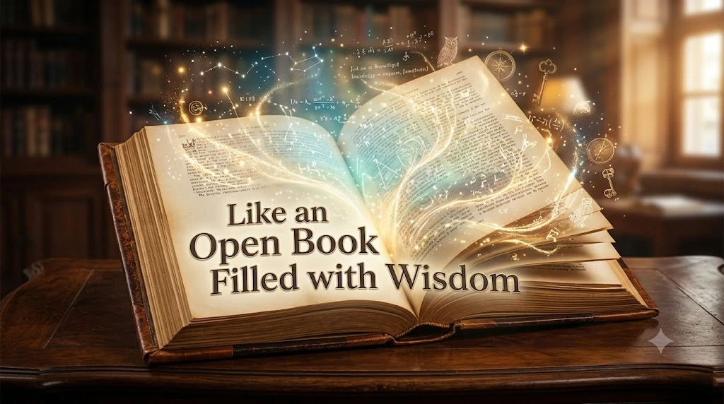Like an Open Book Filled with Wisdom