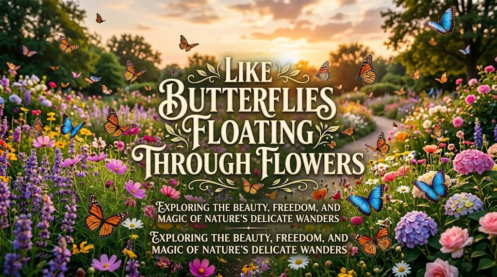 Like Butterflies Floating Through Flowers