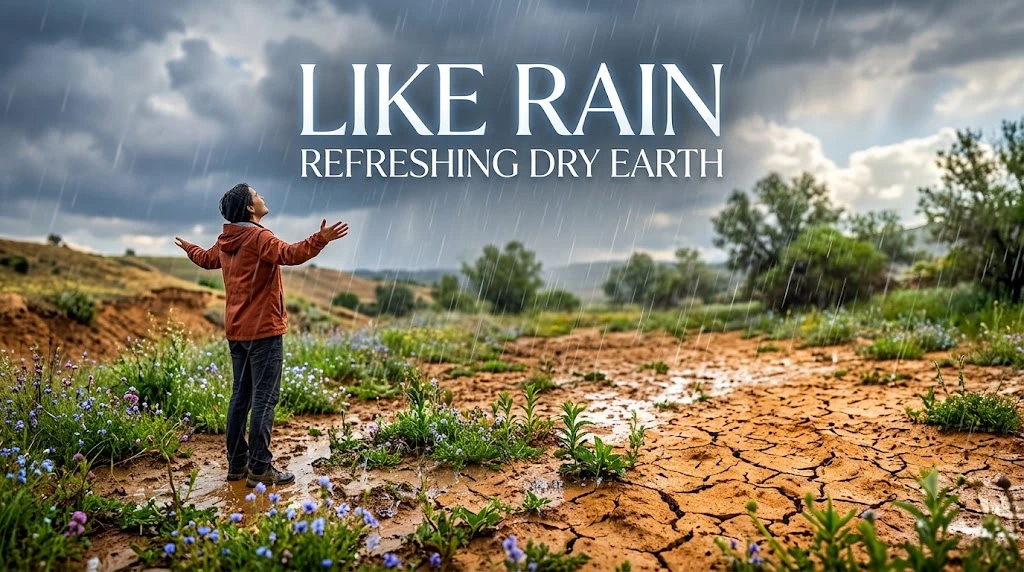 Like Rain Refreshing Dry Earth