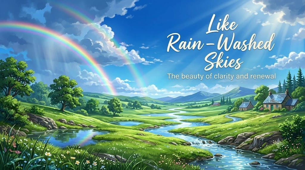 Like Rain-Washed Skies