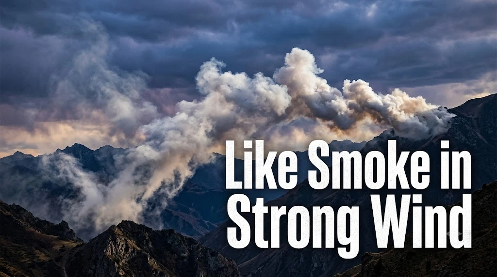Like Smoke in Strong Wind
