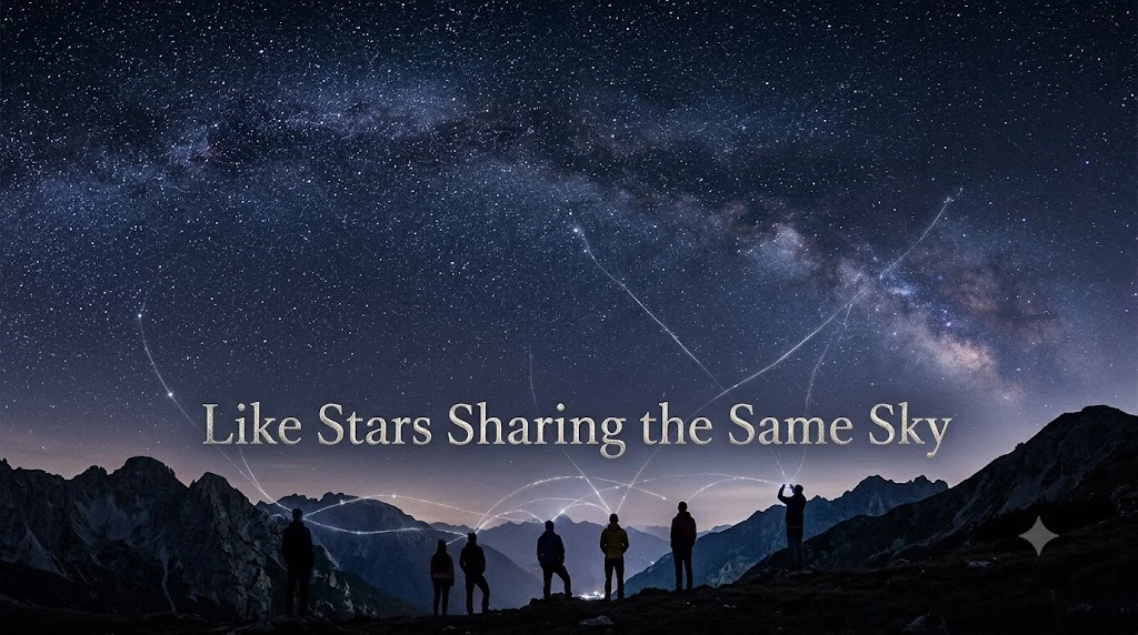 Like Stars Sharing the Same Sky