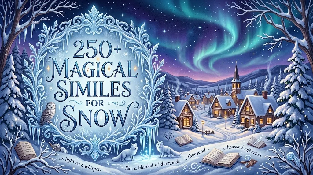 Magical Similes for Snow