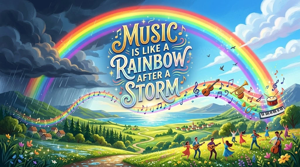 Music Is Like a Rainbow After a Storm