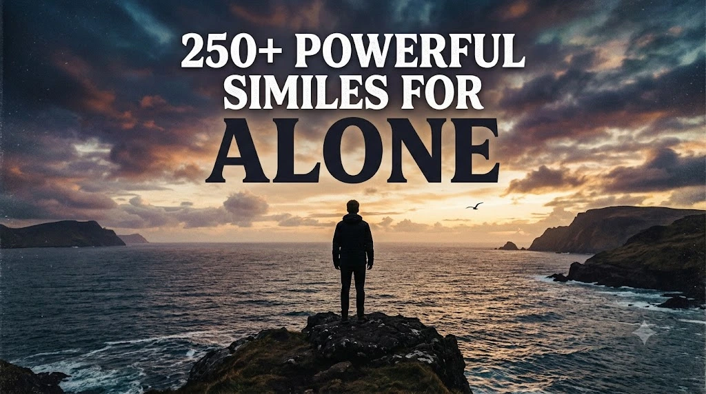 Powerful Similes for Alone