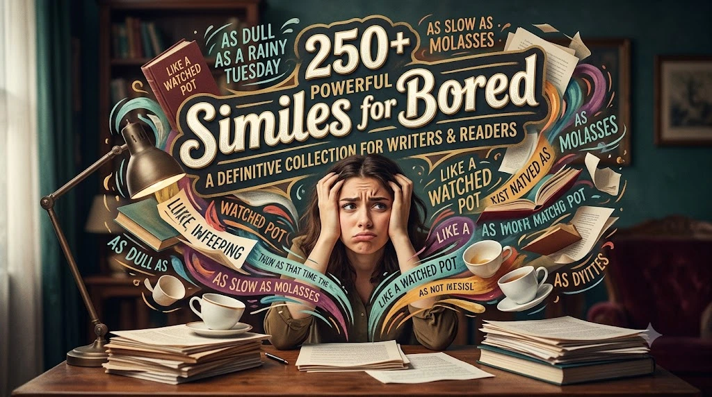 Powerful Similes for Bored