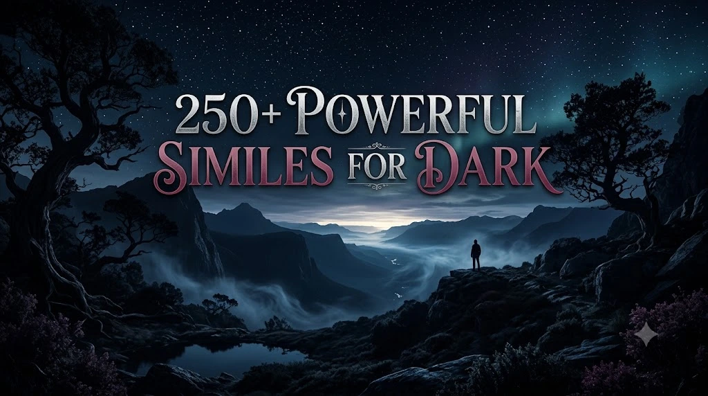 Powerful Similes for Dark