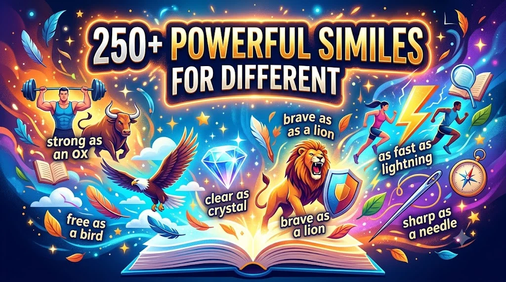 Powerful Similes for Different
