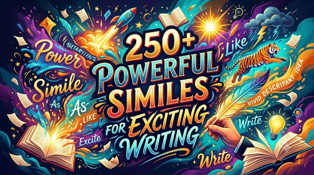 Powerful Similes for Exciting