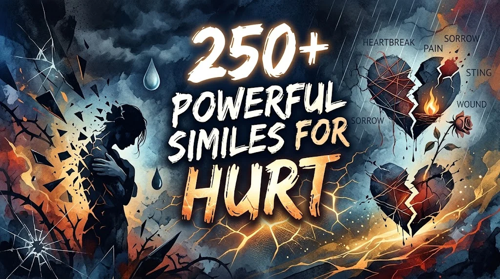 Powerful Similes for Hurt