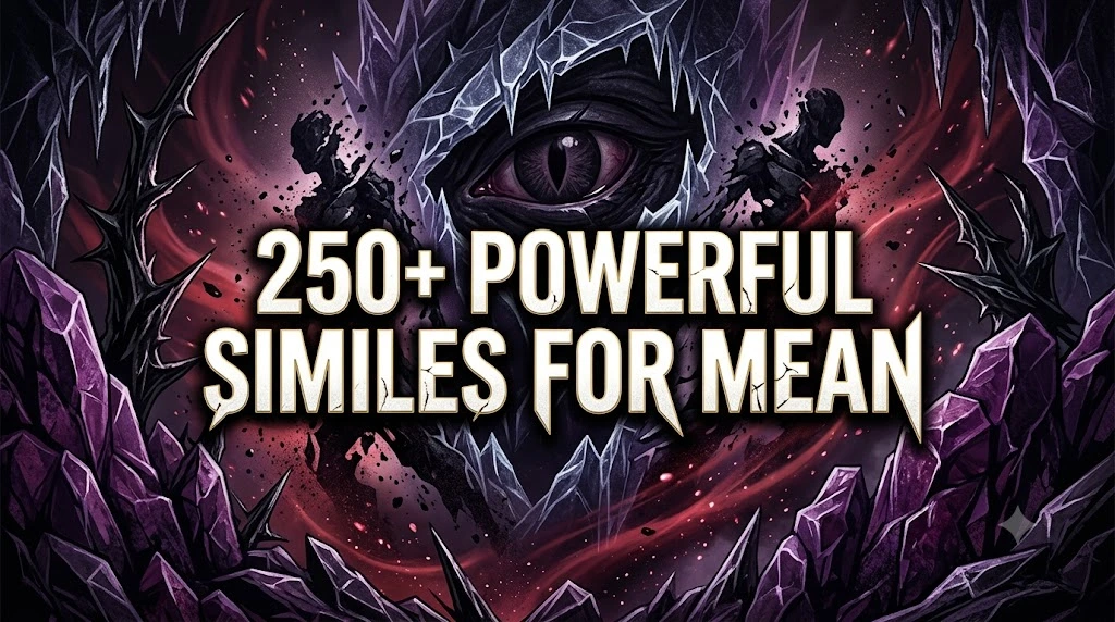 Powerful Similes for Mean