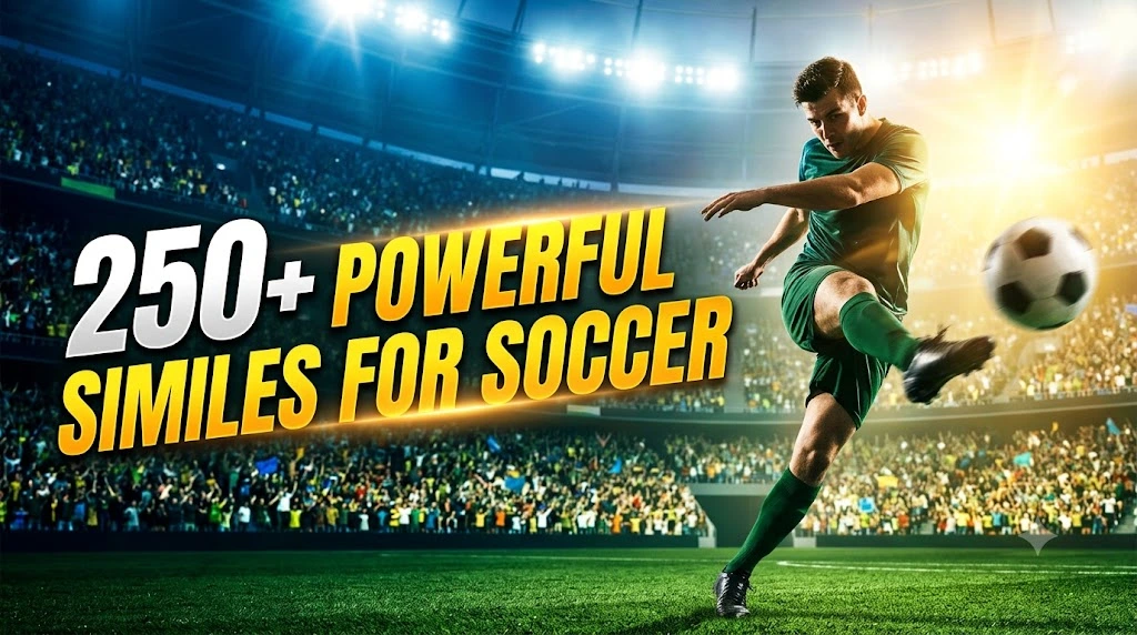 Powerful Similes for Soccer