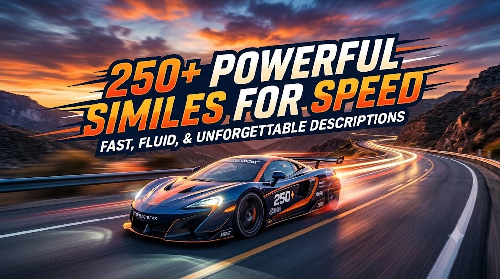 Powerful Similes for Speed