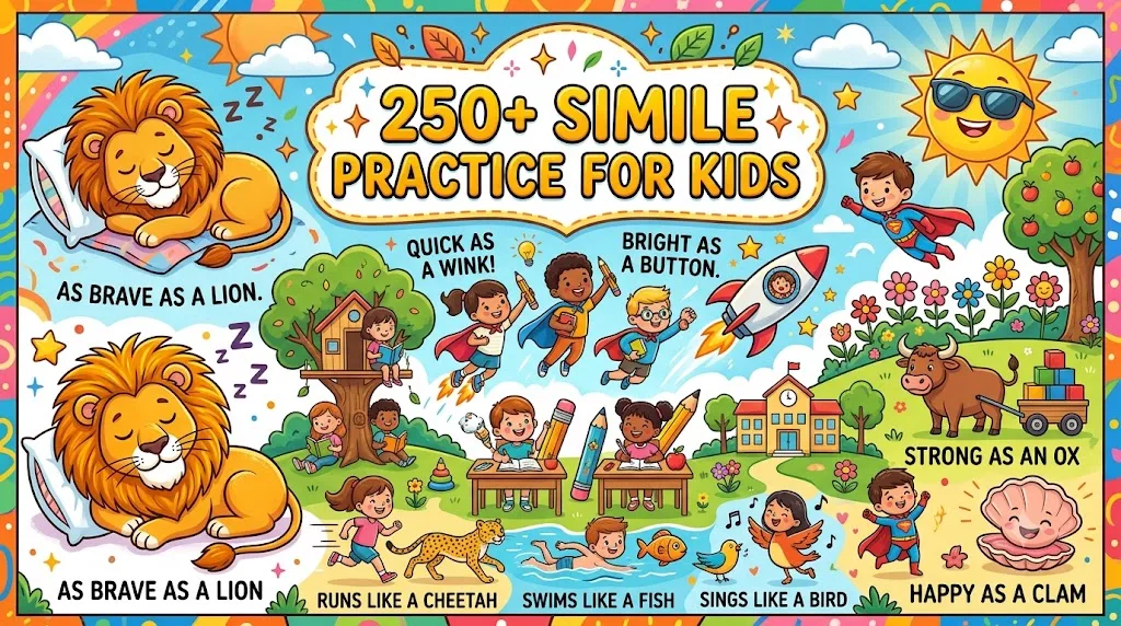 Simile Practice for Kids