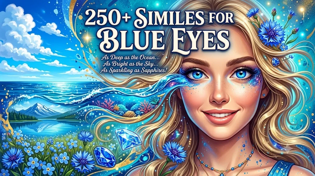 Similes for Blue Eyes