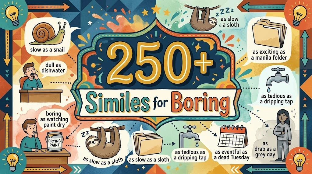 Similes for Boring