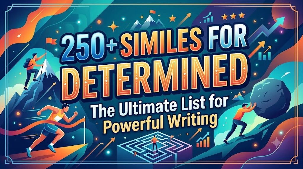 Similes for Determined