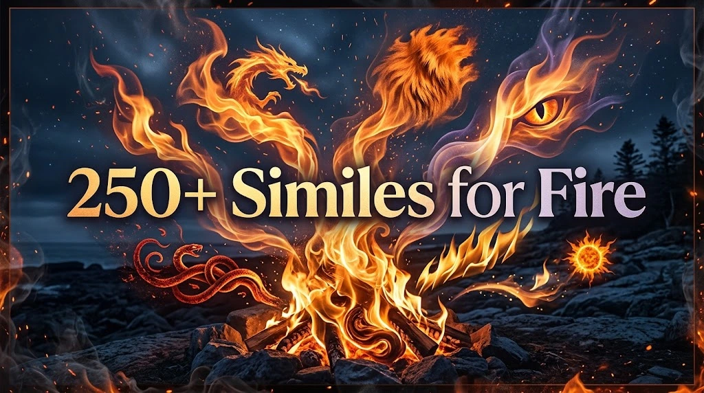 Similes for Fire