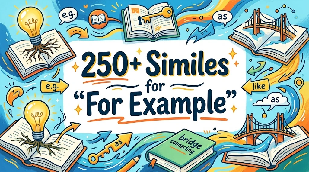 Similes for “For Example”
