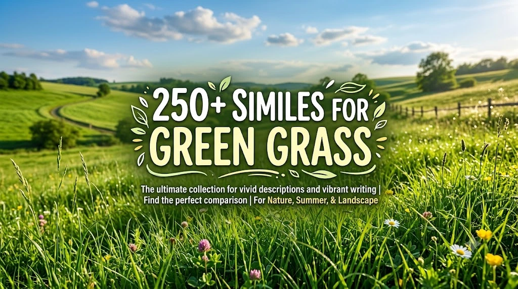 Similes for Green Grass