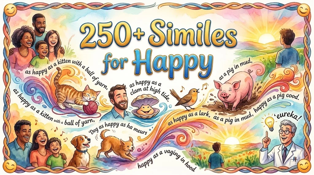 Similes for Happy