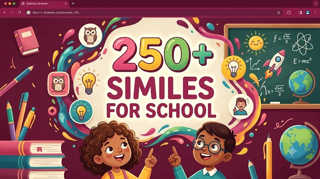 Similes for School