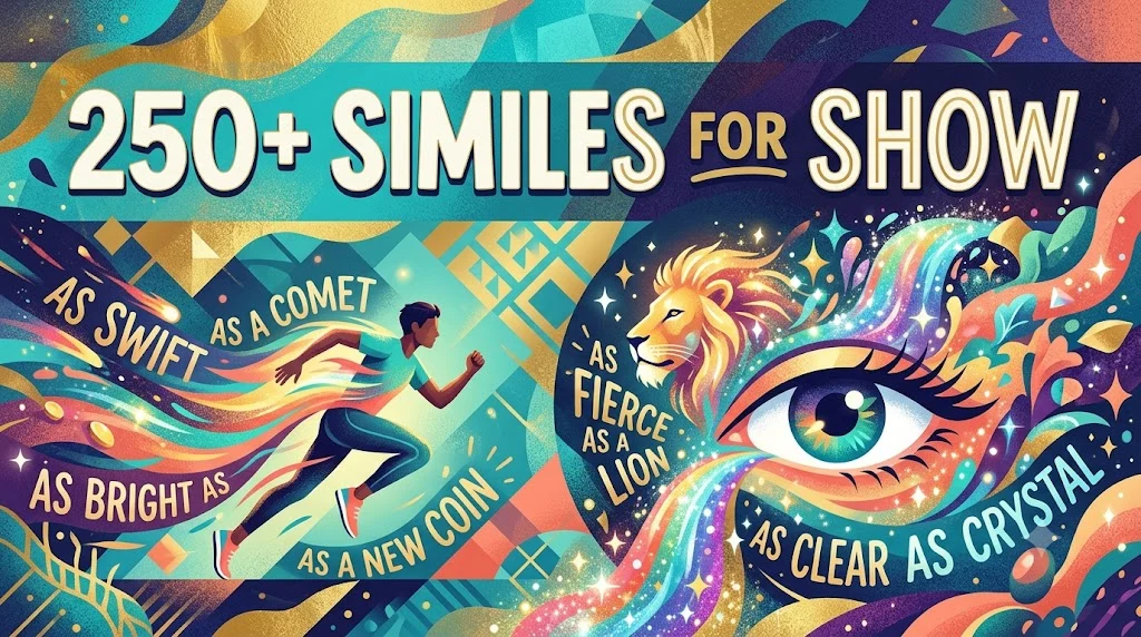 Similes for Show